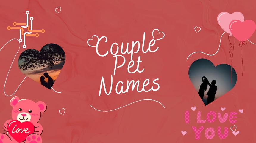 pet names for couples
