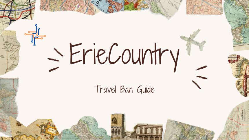 Travel ban on Erie country