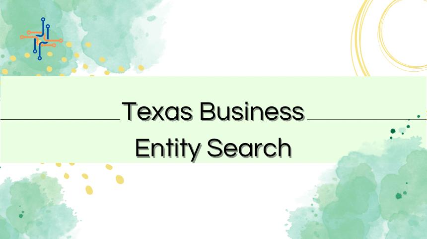 Texas Business Entity Search: Step-by-Step Help